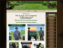 Tablet Screenshot of largeart.com